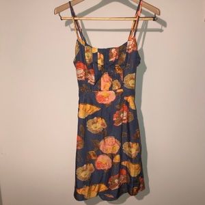 Maeve Blue&Orange Floral Sundress